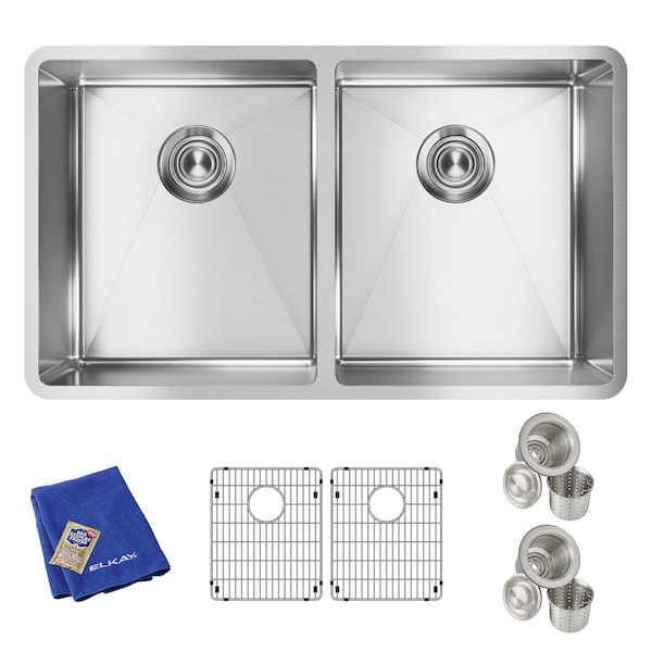 18.5 in W x 31.5 in L x 9 in H, Stainless Steel